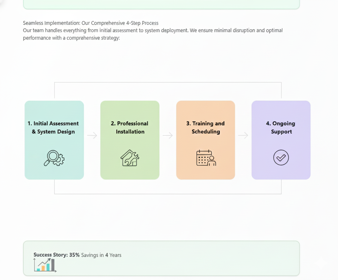 Commercial energy solutions - Peak demand management and cost savings